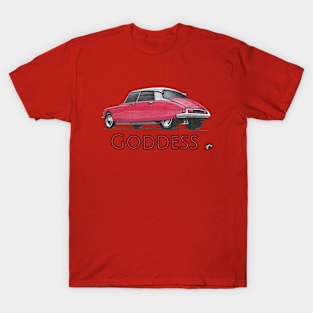 Geo3Doodles Red Goddess Script Doodle T-Shirt